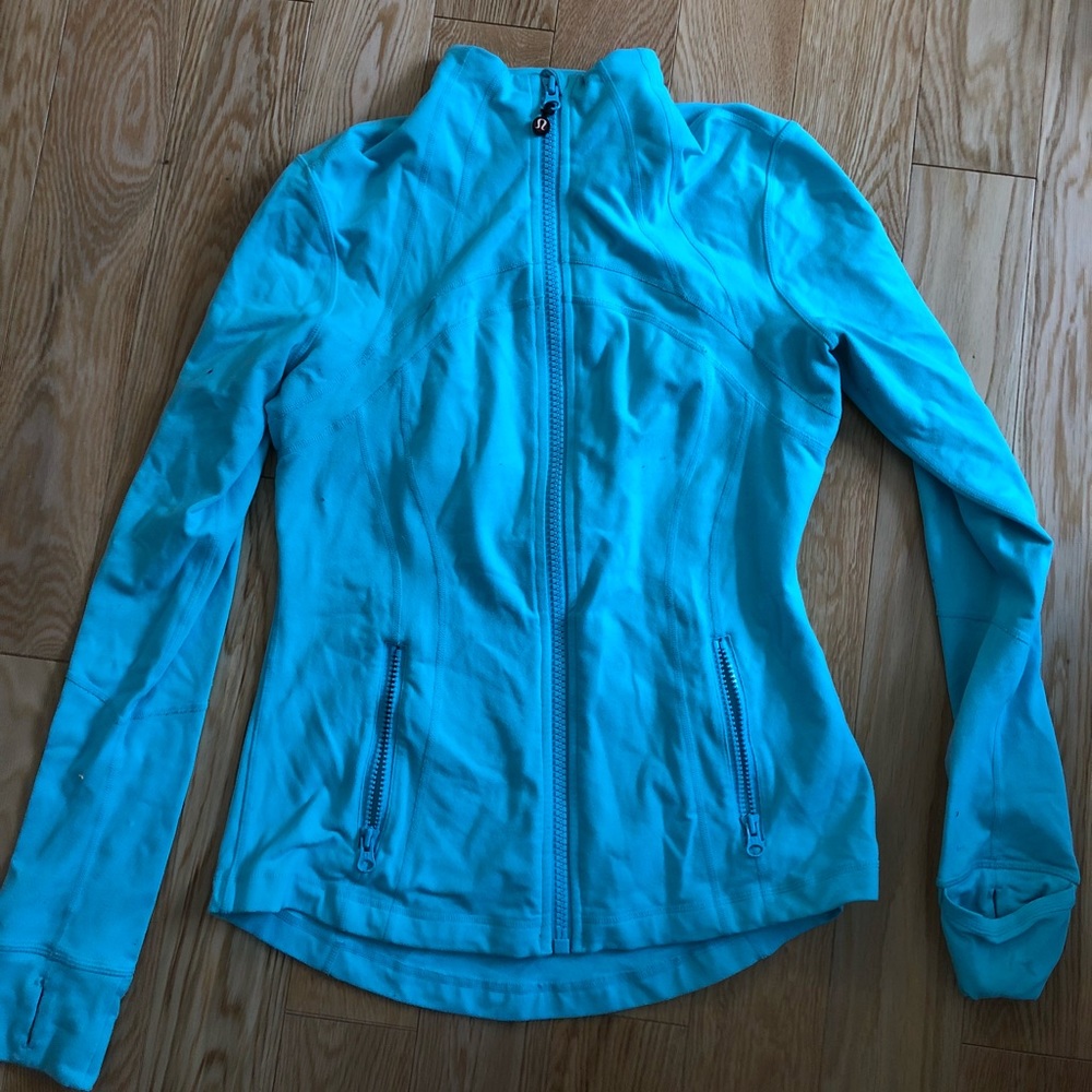Lulu Lemon Zip top Teal